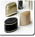 Irregularly shaped bottle cap container edge profiling hot stamping machine