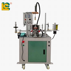 Irregularly shaped bottle cap container edge profiling hot stamping machine