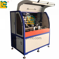 Automatic screen printing machine for glass bottle