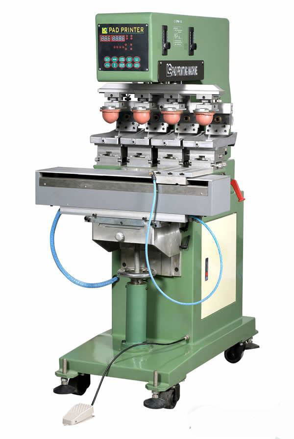 4-color Shutte  pad printing machines for round applications 2