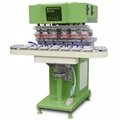 Six-Colour  Conveyor  Tampo  Printer  