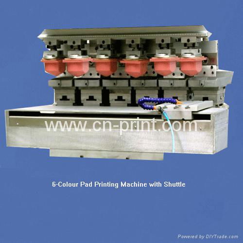 SIX-Colour  Shuttleing Pad Printing Machine  3