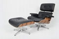 Eames lounge chair with ottoman