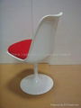 Tulip chair in fiberglass