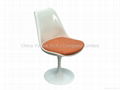 Tulip chair in fiberglass