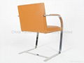 Knoll Brno flat dining chair with arm