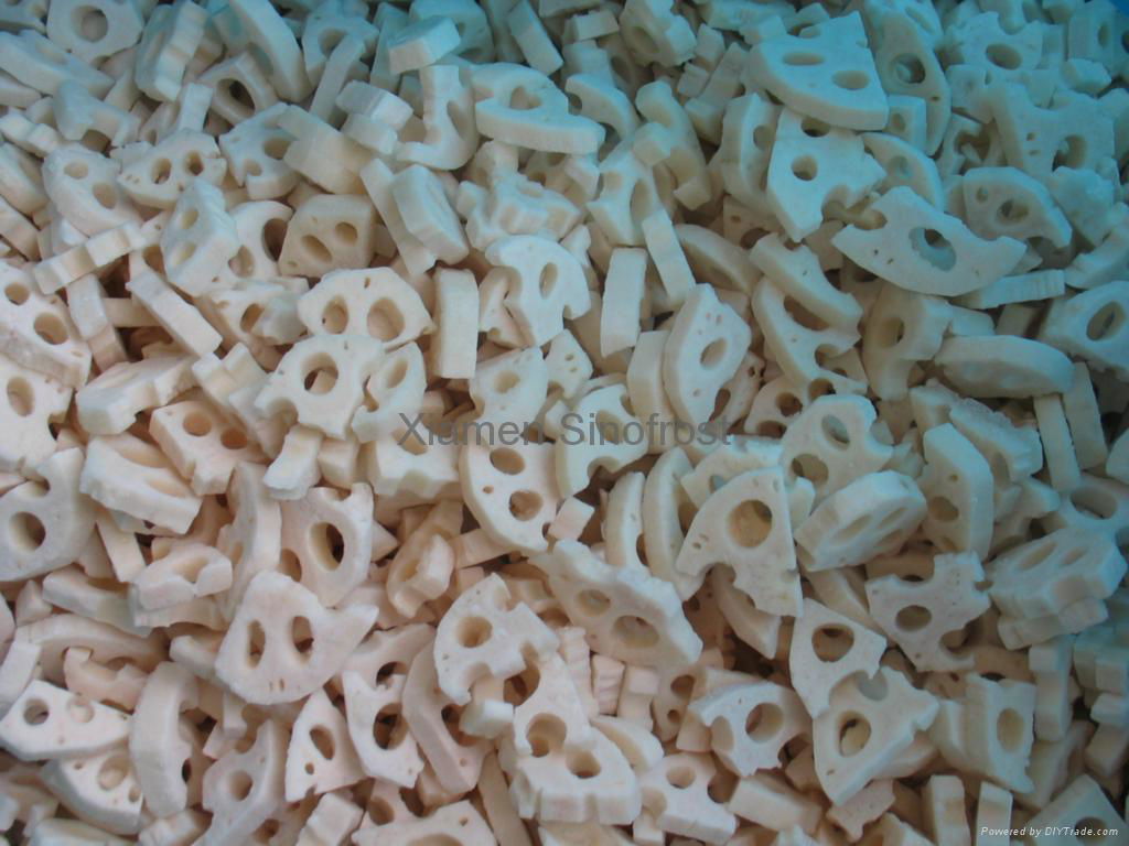 IQF Lotus Roots,Frozen Lotus Roots,slices/cuts 2