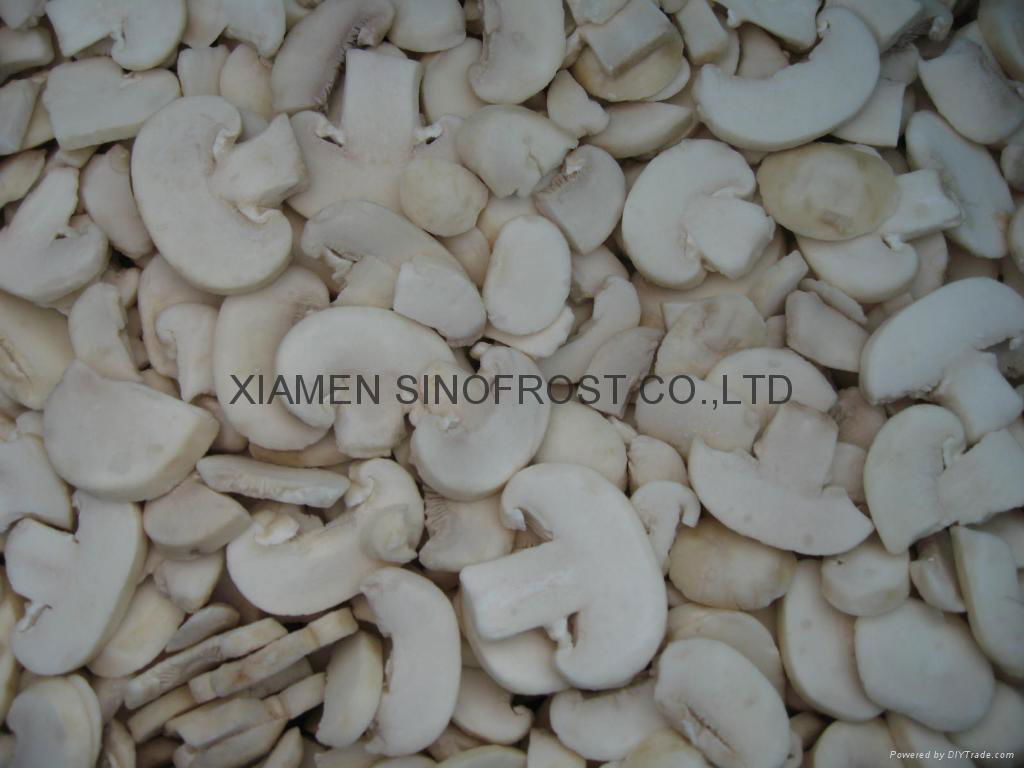 IQF champignon mushrooms slices,IQF sliced champignon mushrooms,frozen mushrooms 2