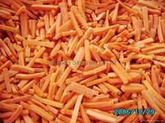 IQF Carrots, Frozen Carrots ,strips/diced/cuts/crinkle slices