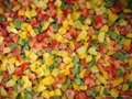 IQF Yellow Pepper Cubes ,Frozen Yellow Pepper Dices,IQF Diced Yellow Pepper