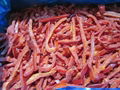 IQF Red Pepper Strips,Frozen Red Peppers Strips,IQF Sliced Red Peppers 3