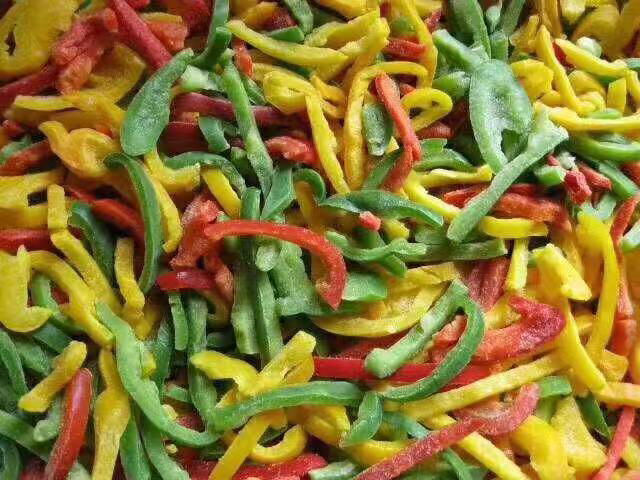 IQF Sweet Pepper Mix,IQF Mixed Bell Pepper,IQF Sweet Pepper (green/yellow/red)