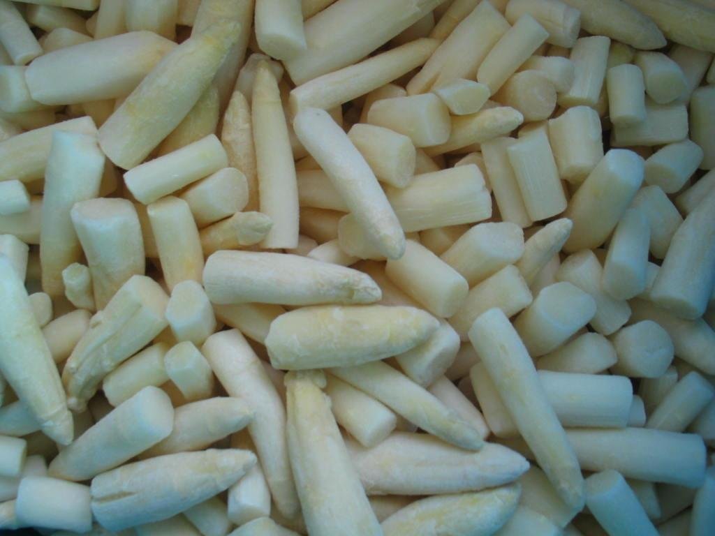 IQF white asparagus cuts & tips,Frozen White Asparagus tips & cuts