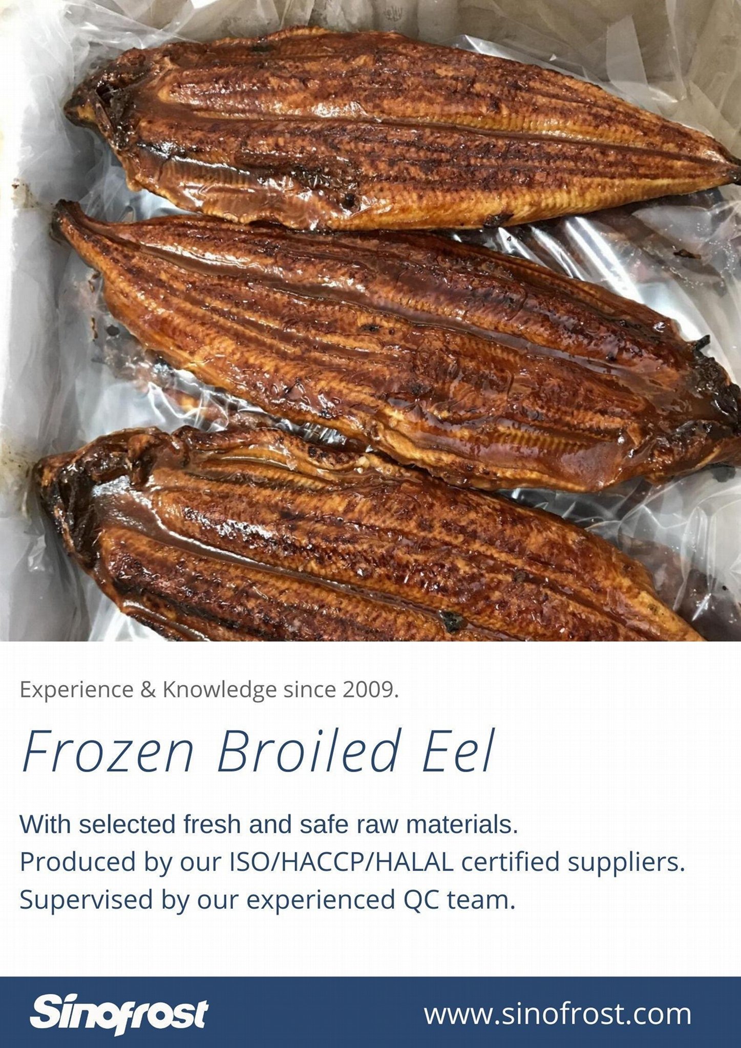 Bulk packed,Frozen Seasoned Roasted Eel,Frozen Broiled Eel,Unagi Kabayaki 2