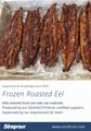 IVP Packed, Frozen Roasted Eel,Frozen Grilled Eel,Unagi Kabayaki in vacuum bag 12