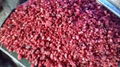 IQF raspberries crumbles,Frozen raspberry crumbles,red,cultivated 15