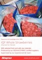 IQF Strawberry,Frozen Strawberries,IQF Whole Strawberry,Sweet Charlie variety 11