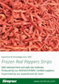 IQF Red Pepper Strips,Frozen Red Peppers Strips,IQF Sliced Red Peppers 13