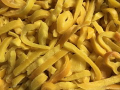 IQF Yellow Pepper Strips,Frozen Yellow Pepper Strips,IQF Sliced Yellow Peppers