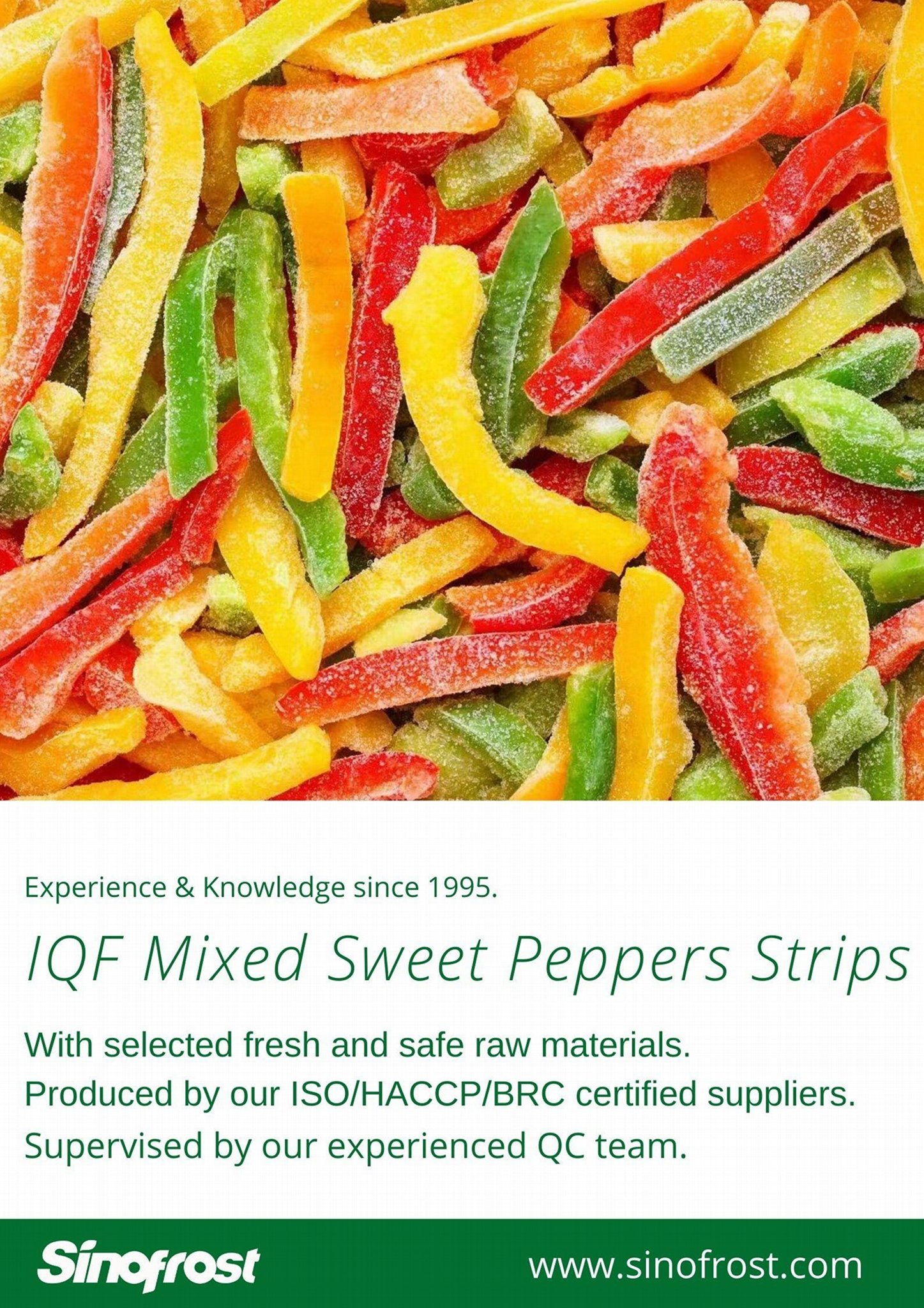 IQF Sweet Pepper Mix,IQF Mixed Bell Pepper,IQF Sweet Pepper (green/yellow/red) 5