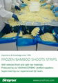 IQF bamboo shoots strips,Frozen bamboo shoots strips,blanched 16