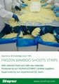 IQF bamboo shoots strips,Frozen bamboo shoots strips,blanched