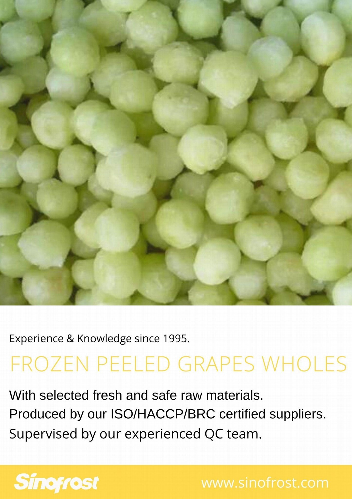 IQF Grapes Wholes,Frozen Grapes Pulp,peeled,seedless 4