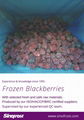 2023 new crop IQF blackberries,Frozen Blackberry