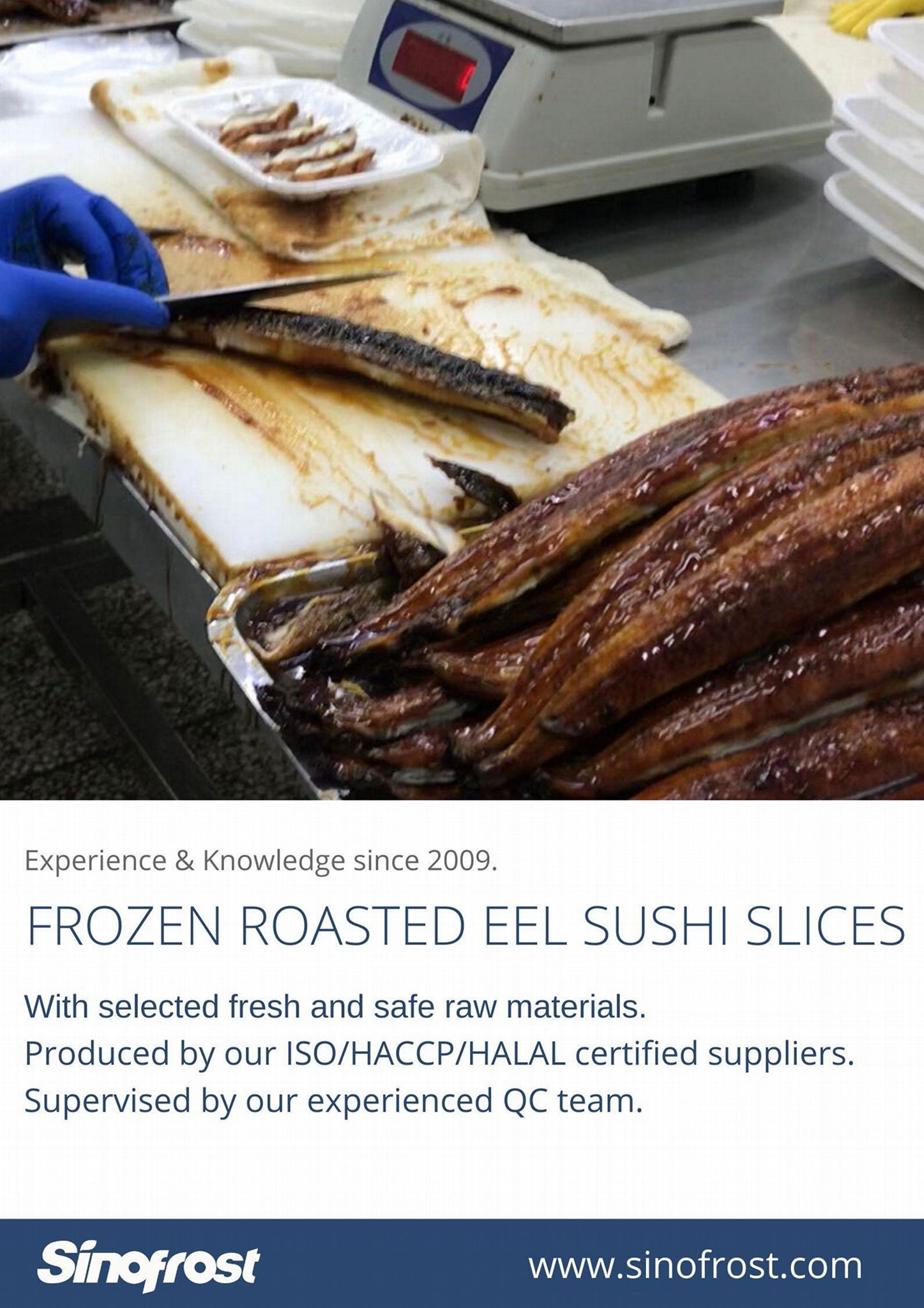 Frozen Broiled Eel, Sushi Slices,Unagi Kabayaki Sushi Slices,BBQ Eel,Grilled Eel 4