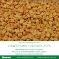 IQF Steamed Sweet Potato Cuts,Frozen Steamed Sweet Potato  Random Cuts 10