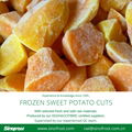 IQF Steamed Sweet Potato Cuts,Frozen Steamed Sweet Potato  Random Cuts 16