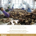 IQF Shiitake Slices,Frozen Shiitake Slices,IQF Sliced Shiitakes 17