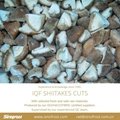 IQF Shiitake Cuts,Frozen Shiitake Cuts,IQF Shiitake Quarter Cuts 7
