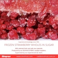 Frozen Strawberries in Sugar,Frozen Strawberries with Sugar,slices/wholes 20