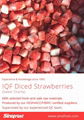 IQF Diced Strawberries,Frozen Strawberry Dices,IQF Sliced Strawberries