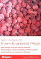 IQF Diced Strawberries,Frozen Strawberry Dices,IQF Sliced Strawberries