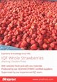 IQF Strawberries,Frozen Whole Strawberries,IQF Strawberry,American no.13 variety 11