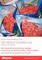 IQF Whole Strawberry,Frozen Strawberry Wholes,IQF strawberries,Darselect variety 17