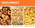 new crop IQF apricots,halves/dices,with skin/without skin