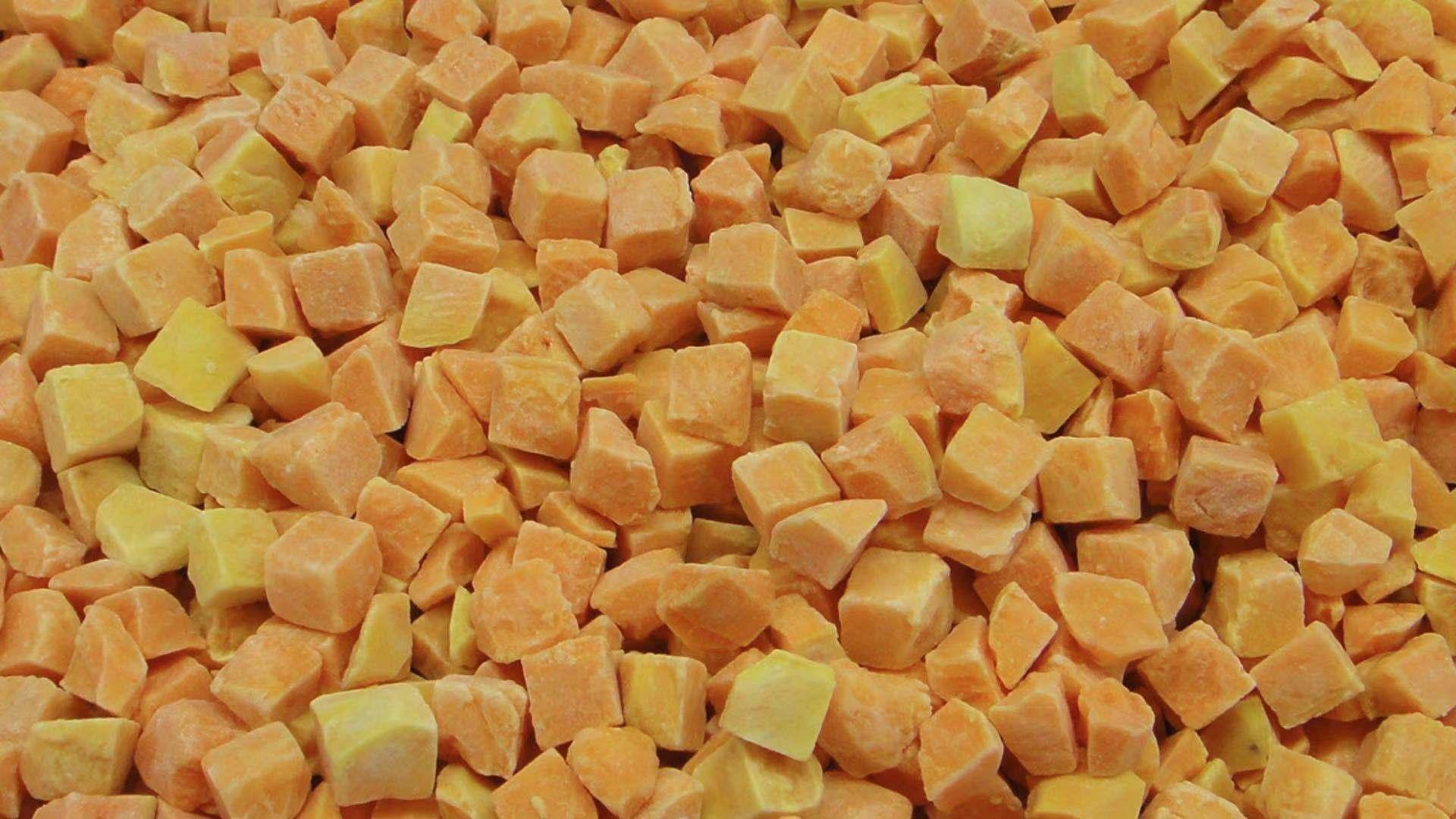 IQF Steamed Sweet Potato Cuts,Frozen Steamed Sweet Potato  Random Cuts 3