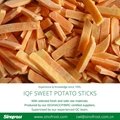 IQF Steamed Sweet Potato Cuts,Frozen Steamed Sweet Potato  Random Cuts 19