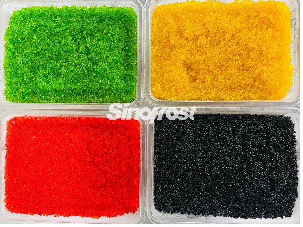 Frozen Seasoned Tobiko,Frozen Seasoned Flying Fish Roe,Japanese Sushi Food  1