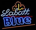 labit blue neon beer sign 1
