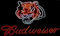 budweiser tiger head neon beer sign