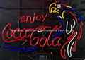 Coca Cola parrot sign