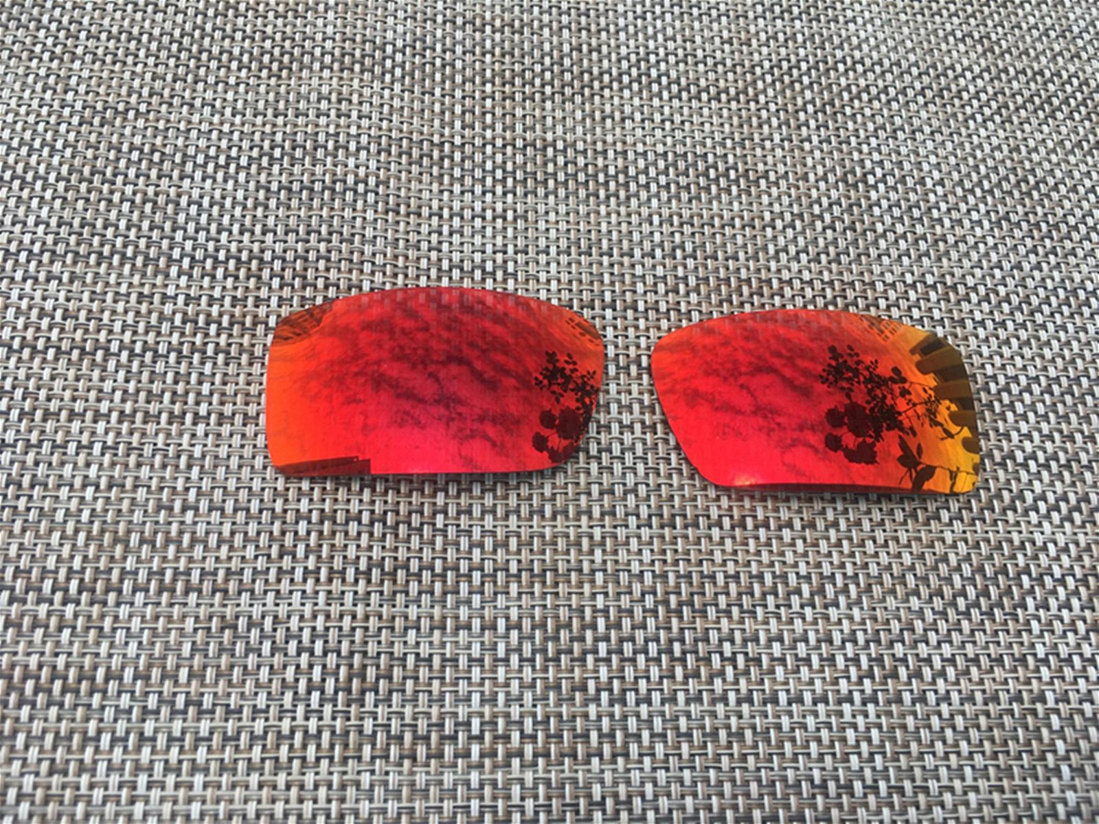 Fire Red  Replacement Polarized Lenses for  Gascan Sunglasses 