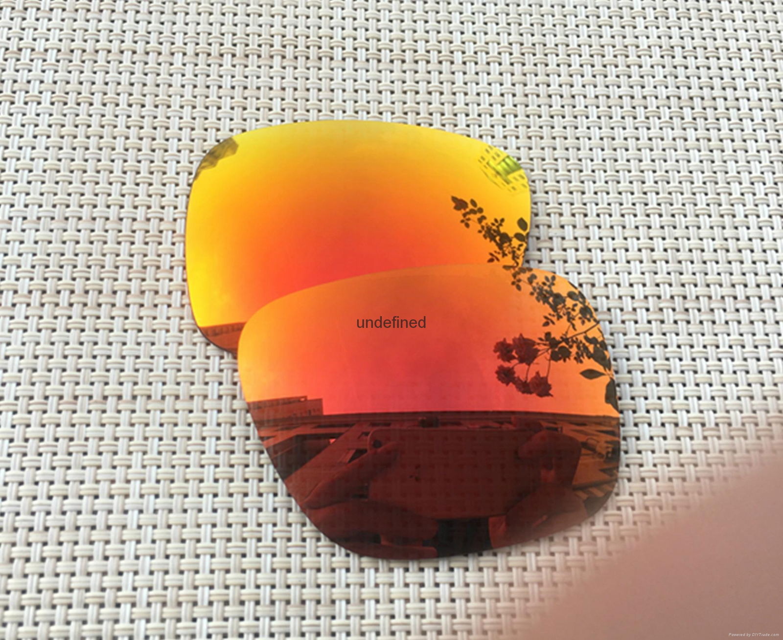 Fire Red Replacement Polarized Lenses for Holbrook Sunglasses 