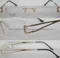 Titanium optical frame