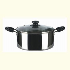 20-22cm Stainless Steel Casserole (216-217)