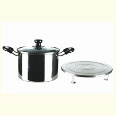 22-26cm Stainless steel steamer sets (006-007)